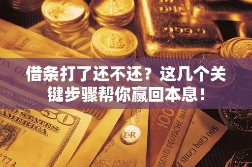 济南借条打了还不还？这几个关键步骤帮你赢回本息！