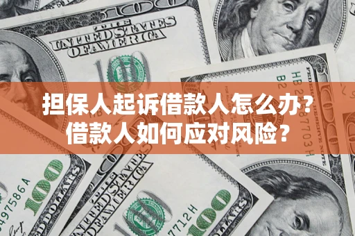 济南担保人起诉借款人怎么办？借款人如何应对风险？