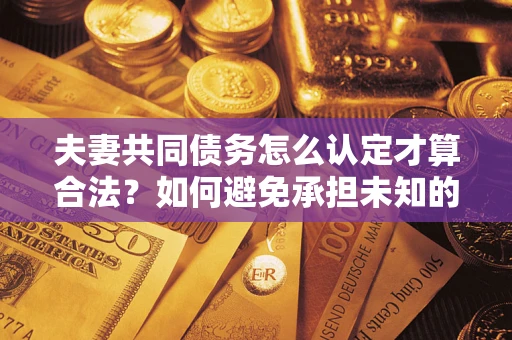 济南夫妻共同债务怎么认定才算合法？如何避免承担未知的债务风险？