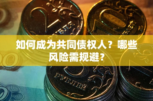济南如何成为共同债权人？哪些风险需规避？